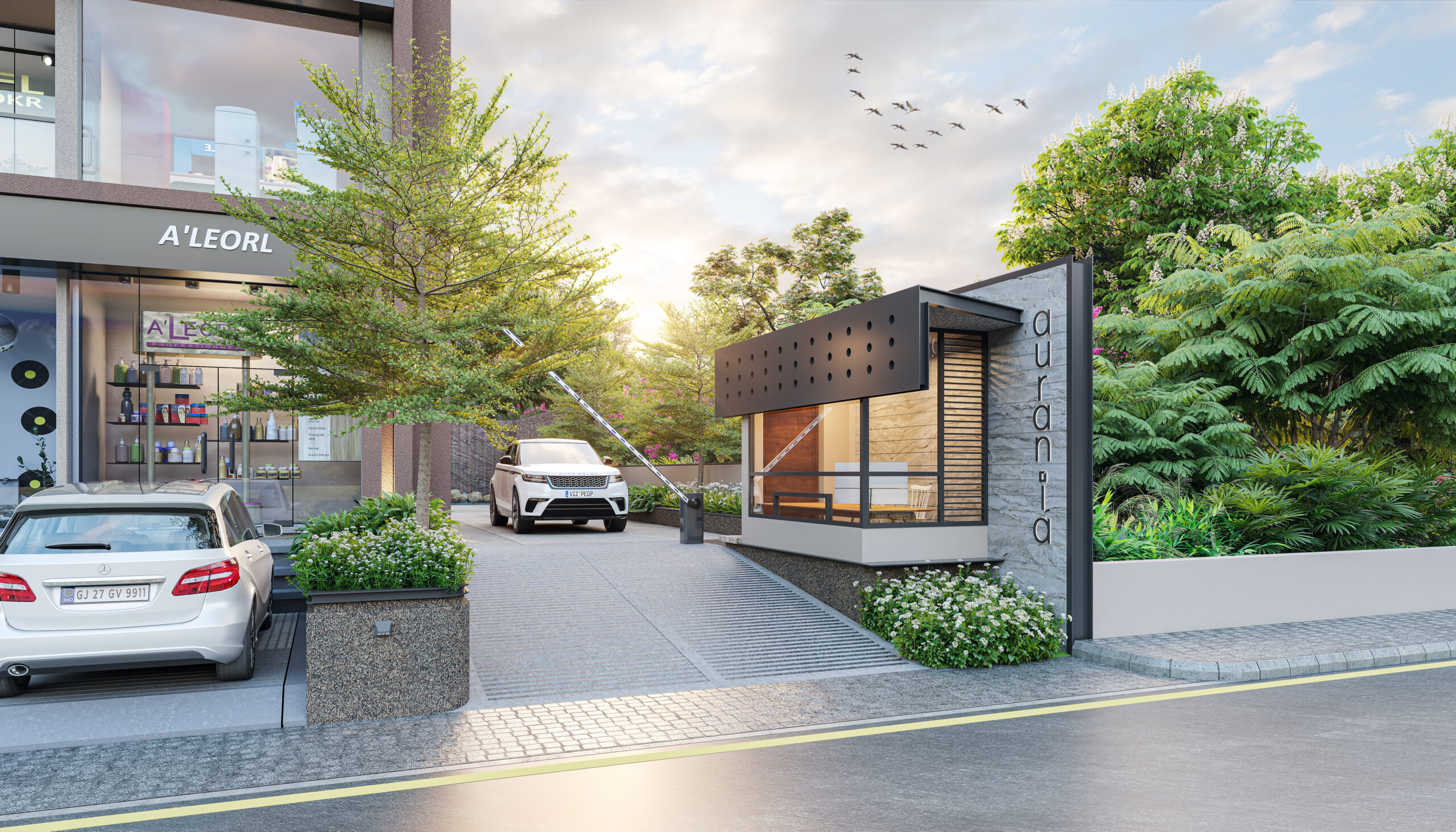 Aurania_entry gate view