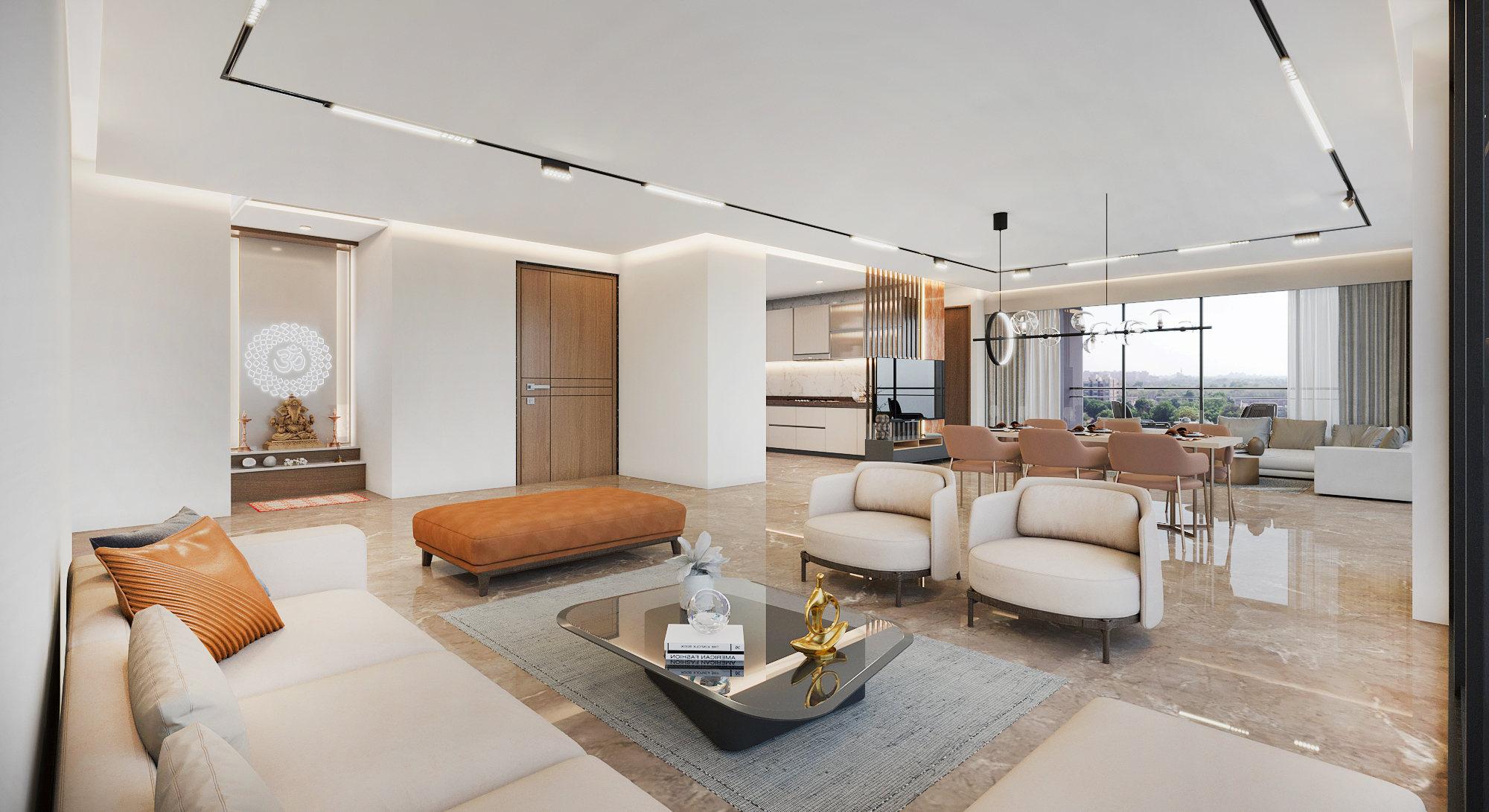 Living Dining view_A 203